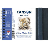 Skicák CANSON Mix Media Art Book 300 g 56L 14 x 21 cm v pevné vazbě