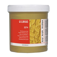 Strukturovací pasta LUKAS metalická 250 ml – zlatá