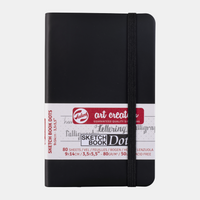 Skicovací blok ROYAL TALENS Talens Art Creation DOT Black 9 x 14 cm, 80 listů