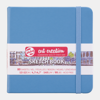 Skicovací blok Talens Art Creation Light Blue 12 x 12 cm, 140 g, 80 listů