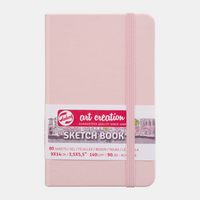 Skicovací blok ROYAL TALENS Art Creation Pastel Pink 9 x 14 cm, 140 g, 90 listů, pevná vazba