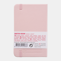 Skicovací blok ROYAL TALENS Art Creation Pastel Pink 9 x 14 cm, 140 g, 90 listů, pevná vazba