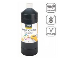 Temperová barva Creall, 1 000 ml – černá