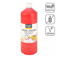 Temperová barva Creall, 1 000 ml – světle červená