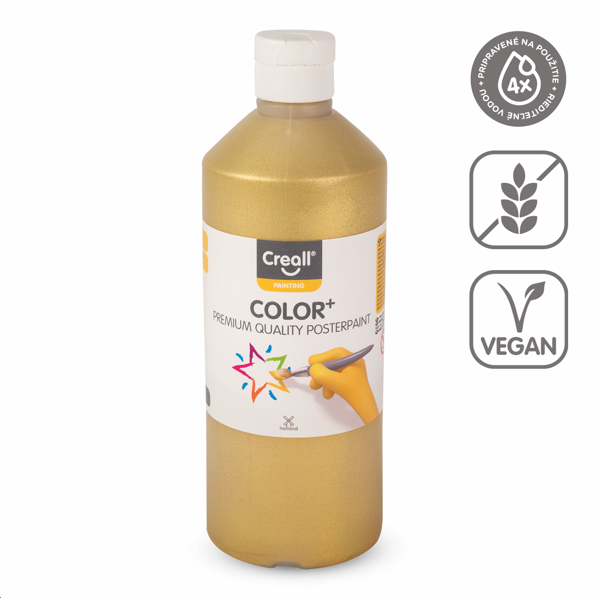 Temperová barva Creall CREALLCOLOR 500 ml - zlatá