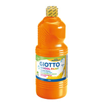 Temperová barva GIOTTO School Paint 1000 ml – oranžová