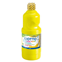 Temperová barva GIOTTO School Paint 1000 ml – žlutá