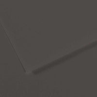 Tónovaný papír CANSON Mi-Teintes 50 x 65 cm – 160 g/m² – Uhelně šedá 184
