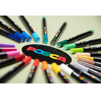 Posca KPA-100 24C voskové pastely, sada, mix barev