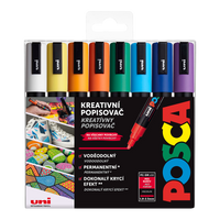 Posca sada popisovačů PC-5M, 1,8 – 2,5 mm, mix barev (16 ks)
