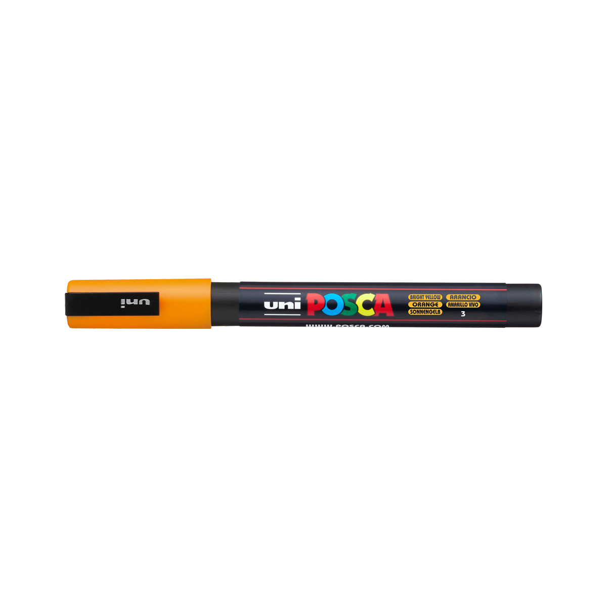 Posca popisovač PC-3M – 0,9 - 1,3 mm, jasně žlutá (3)