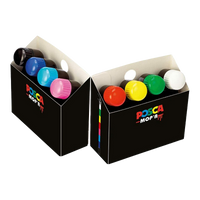 Posca PCM-22 8C MOP´R sada popisovačů, 3 – 19 mm, mix barev (8 ks)