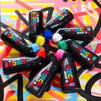 Posca PCM-22 8C MOP´R sada popisovačů, 3 – 19 mm, mix barev (8 ks)