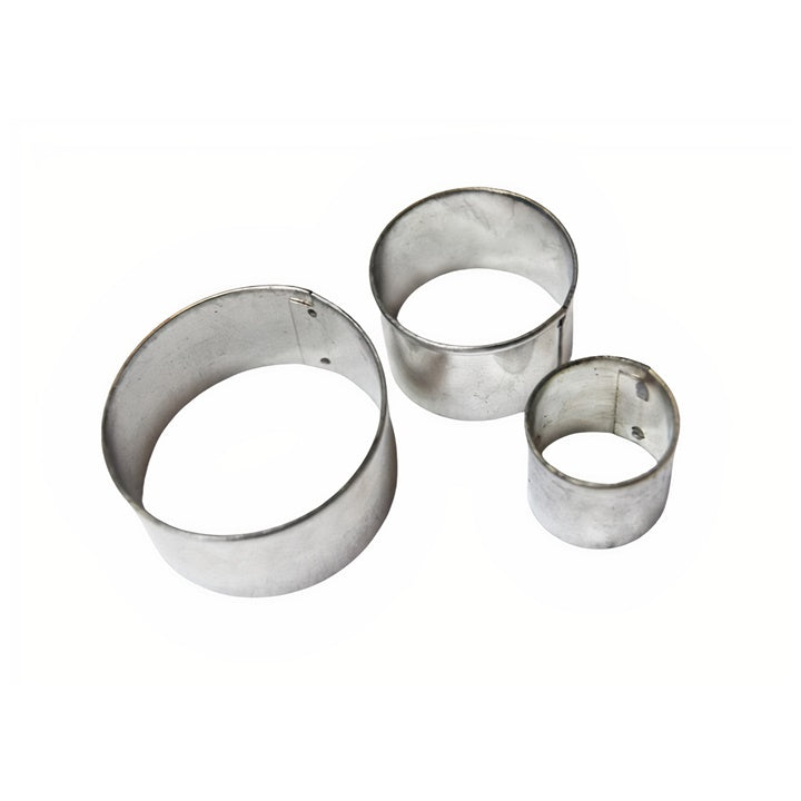 Vykrajovačky do hliny kruh 20 / 30 / 40 mm - sada 3 ks