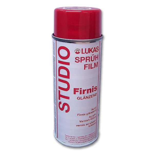 Závěrečný lesklý lak ve spreji LUKAS Studio – 400 ml