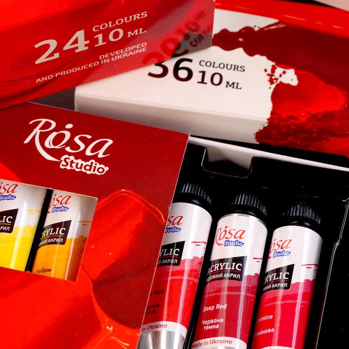 Súprava akrylových farieb ROSA STUDIO | 12x10 ml