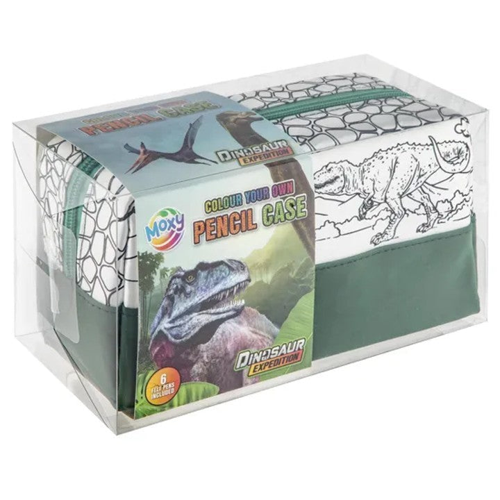 Súprava ceruziek s dinosaurami a fixkami