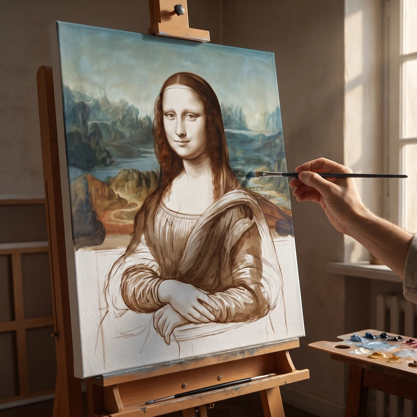 Olejová barva na lněném malířském plátně MUSEAL